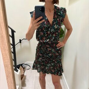 Veronica Beard silk floral print dress